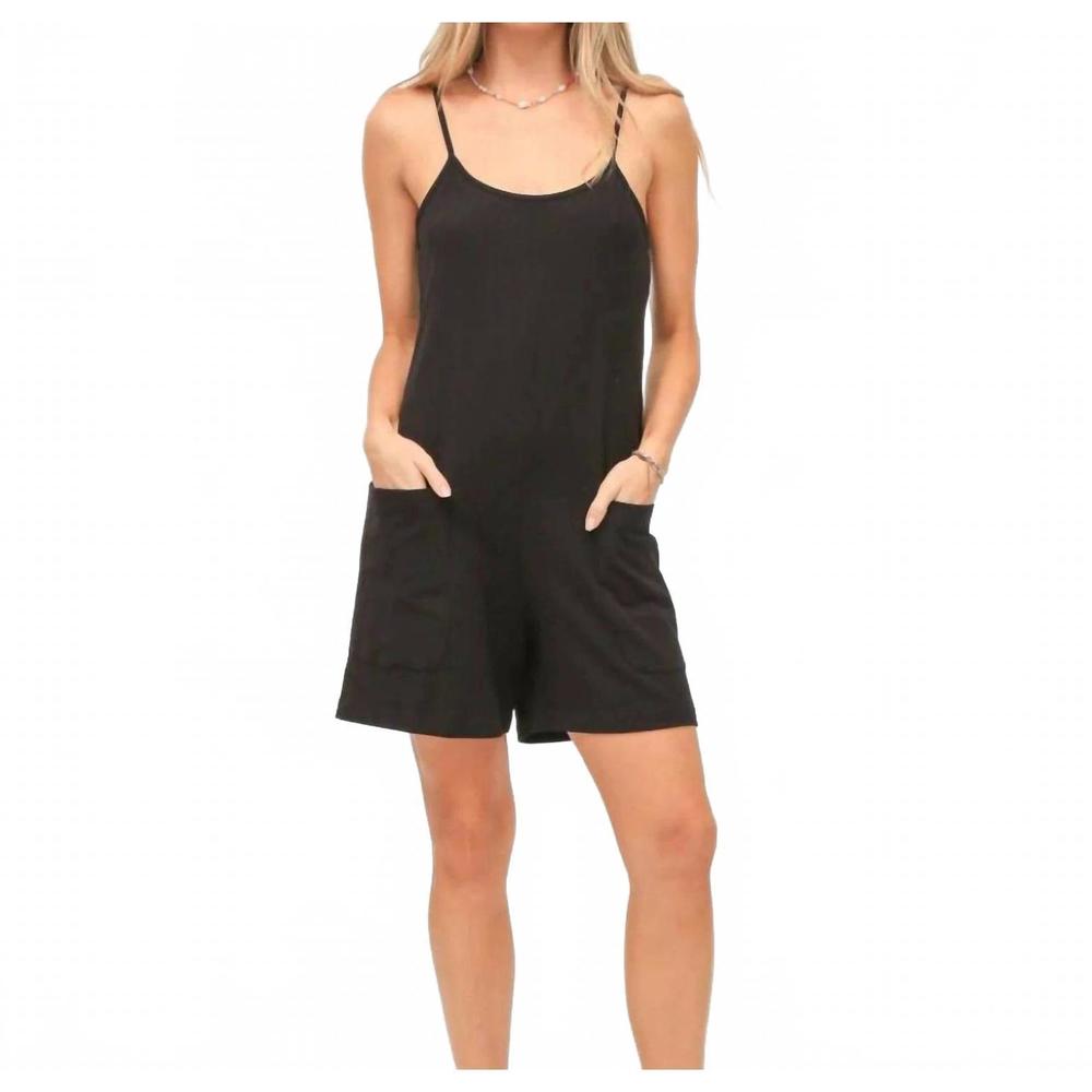 NEW ELECTRIC & ROSE kit romper in black